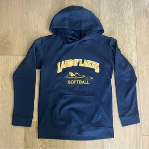 Gildan Women’s Navy Softball Hoodie